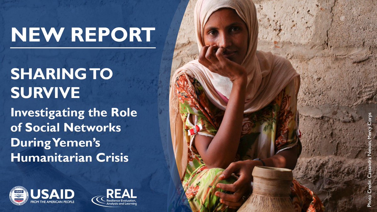 REAL_Award's tweet photo. Social solidarity between Yemeni households has prevented a further deterioration of humanitarian conditions. Learn more in this exciting new report: https://t.co/h0yePQVYwq #Yemen @ResilienceLinks @USAIDSavesLives @Agrilinks @marketlinksorg https://t.co/SaO2aVz8vV