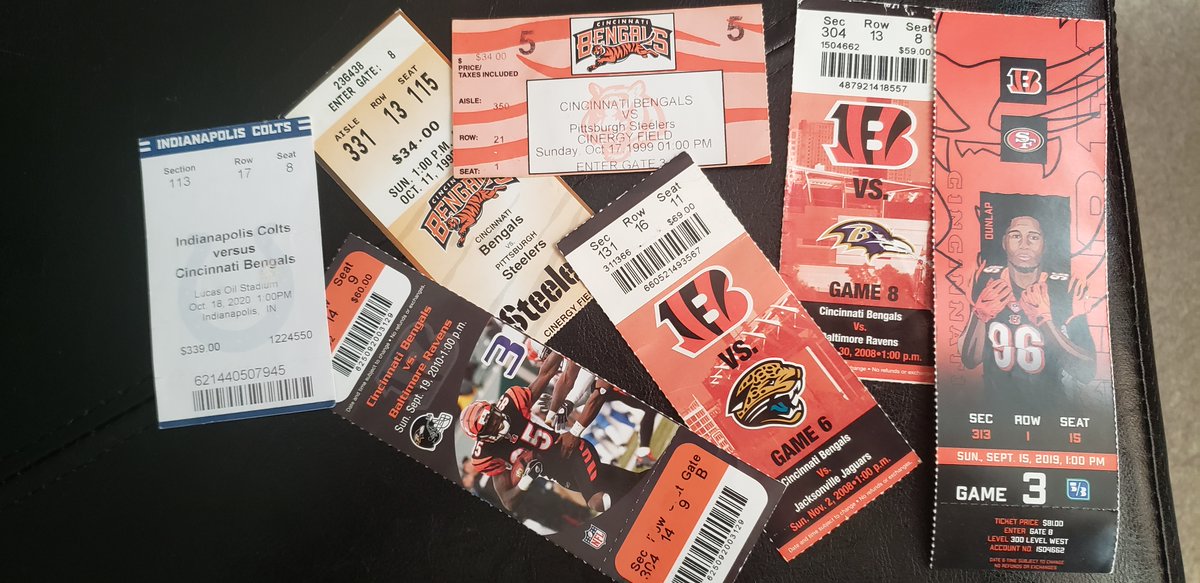 adamapwire's tweet image. Me in 1982, at a tailgate at Heinz Field with Ickey Woods, Sunday celebrating at KC, &amp;amp; ticket stubs from the lean years #WhoDey