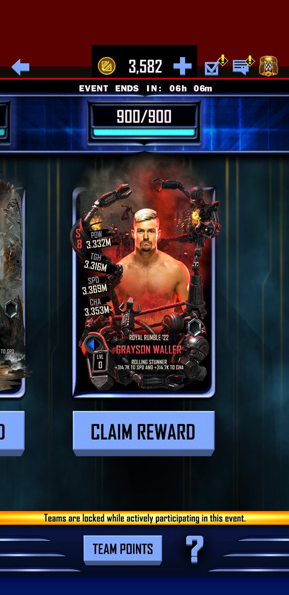 justmacback's tweet photo. 🏆🏆 CHAMPCHAMPS 🏆 🏆 CRUSHES TEAM EVENT , COME JOIN OUR TEAM WE HAVE LOTS OF SPACES #WWESuperCard https://t.co/y5SsHBdp5U