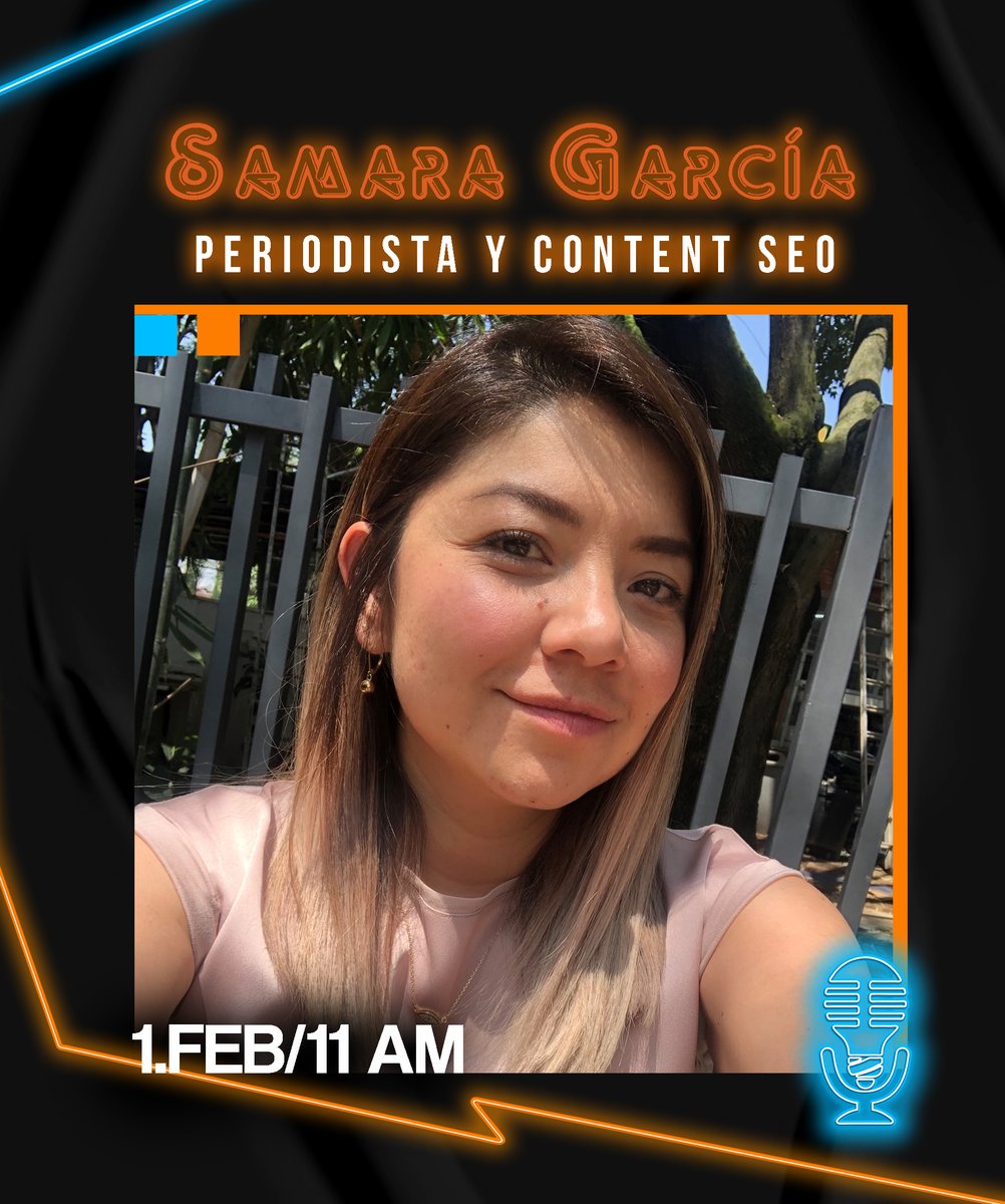 VocacionReactor's tweet photo. 📻A las 11 am nos acompaña #AlAire Samara García @Samarisha, periodista especialista en contenido SEO y optimización de motores de búsqueda para marcas y ONG's.💡Una especialidad cada vez más solicitada en el mundo de la comunicación digital. ¡Sintonízanos en @Reactor105! https://t.co/UjEkU7Fce8