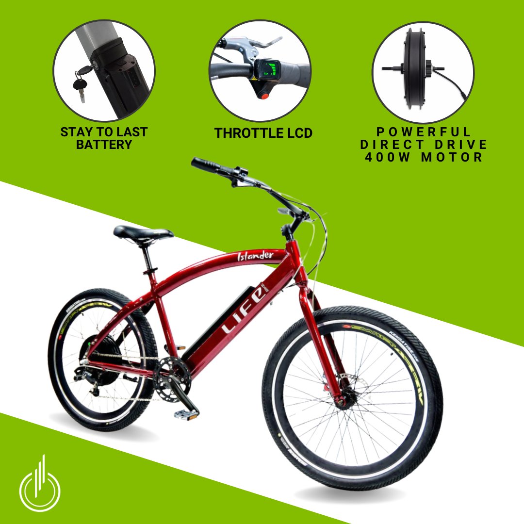 Turn heads with the Islander 400's elegant design while riding in comfort and style 😎  

#electricbikes #ebikelife #ebikeadventure #ebikes #evlife #comfortableebikes