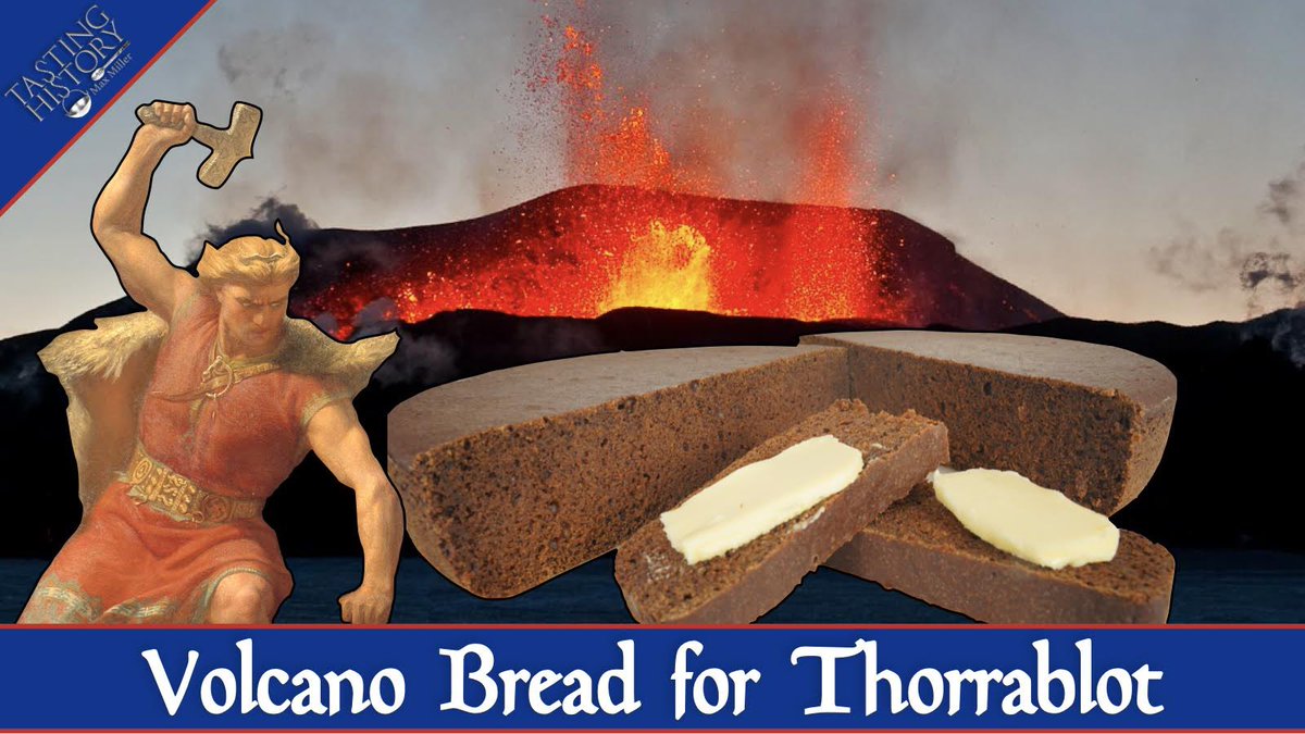 TastingHistory1's tweet photo. This bread from Iceland reminds me of the brown bread from @Cheesecake but more cakey. Definitely worth making, even if you have no volcanic activity nearby. https://t.co/UYDX7b3cd3 #iceland #tastinghistory #thorrablot https://t.co/6sZGyiXEvX