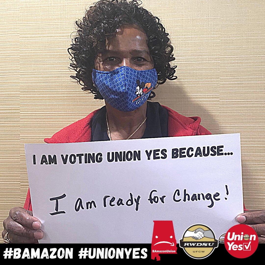 “I’m voting #UnionYes because…I am ready for change!” #BAmazonUnion