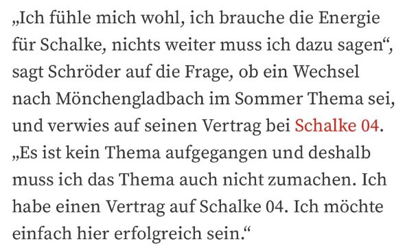 PuraVidaS04's tweet photo. Das klingt für mich schon deutlich positiver. Interessant, dass das gewisse Medien nicht erwähnen 🤔 #s04 https://t.co/NuwGNKAWcW