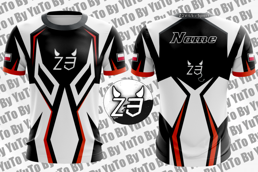 Z3VILS_GG's tweet photo. 🇪🇺- **Z3VILS Gaming is happy to finally announce the official Z3 Jersey's for our players to be able to support and represent after we find the right 'Production Company' to make them. This is the first official draft of them!**
Do you LIKE them?

@Z3VILS_GG 
 #Z3_GG | #Z3VILS https://t.co/HXgVsB8snL
