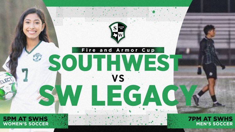 Come out and Support both Boys and Girls! Today will be extra special. Today will be <a href="/CoachJaramillo1/">Coach Jaramillo</a> last game as a Dragon! Lets pack the stands! @BoyssoccerSwhs