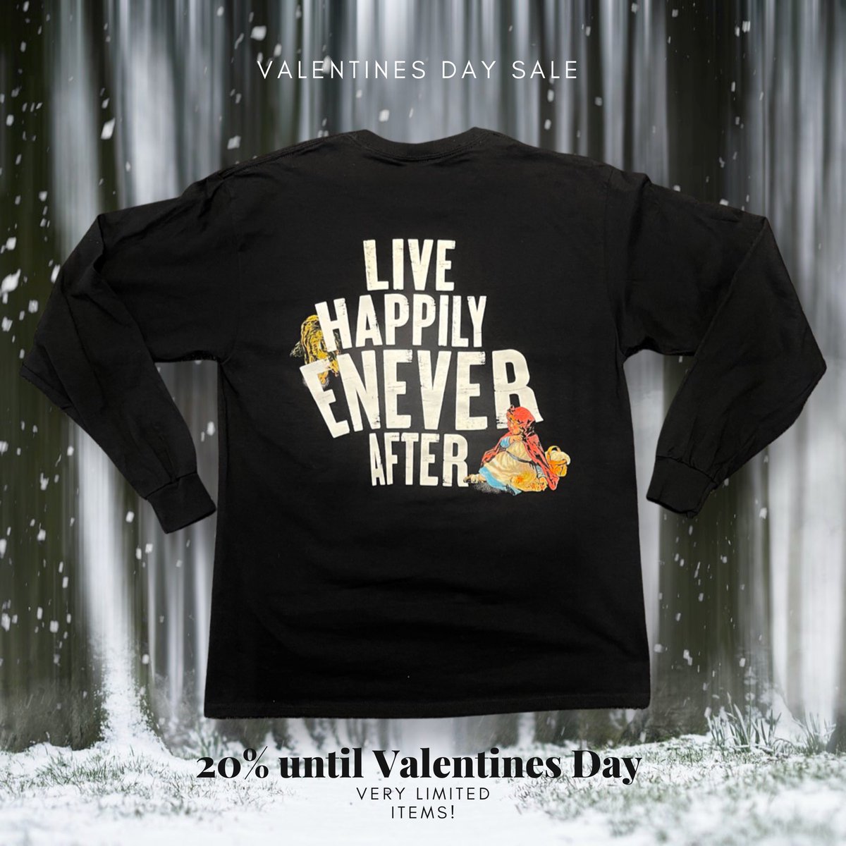 _Fadah's tweet image. Valentines Day sale until the 14th! Make It Last Forever ENEVER &amp;amp; Live Happily ENEVER After! Fairytale Endings🐺 @enever_apparel