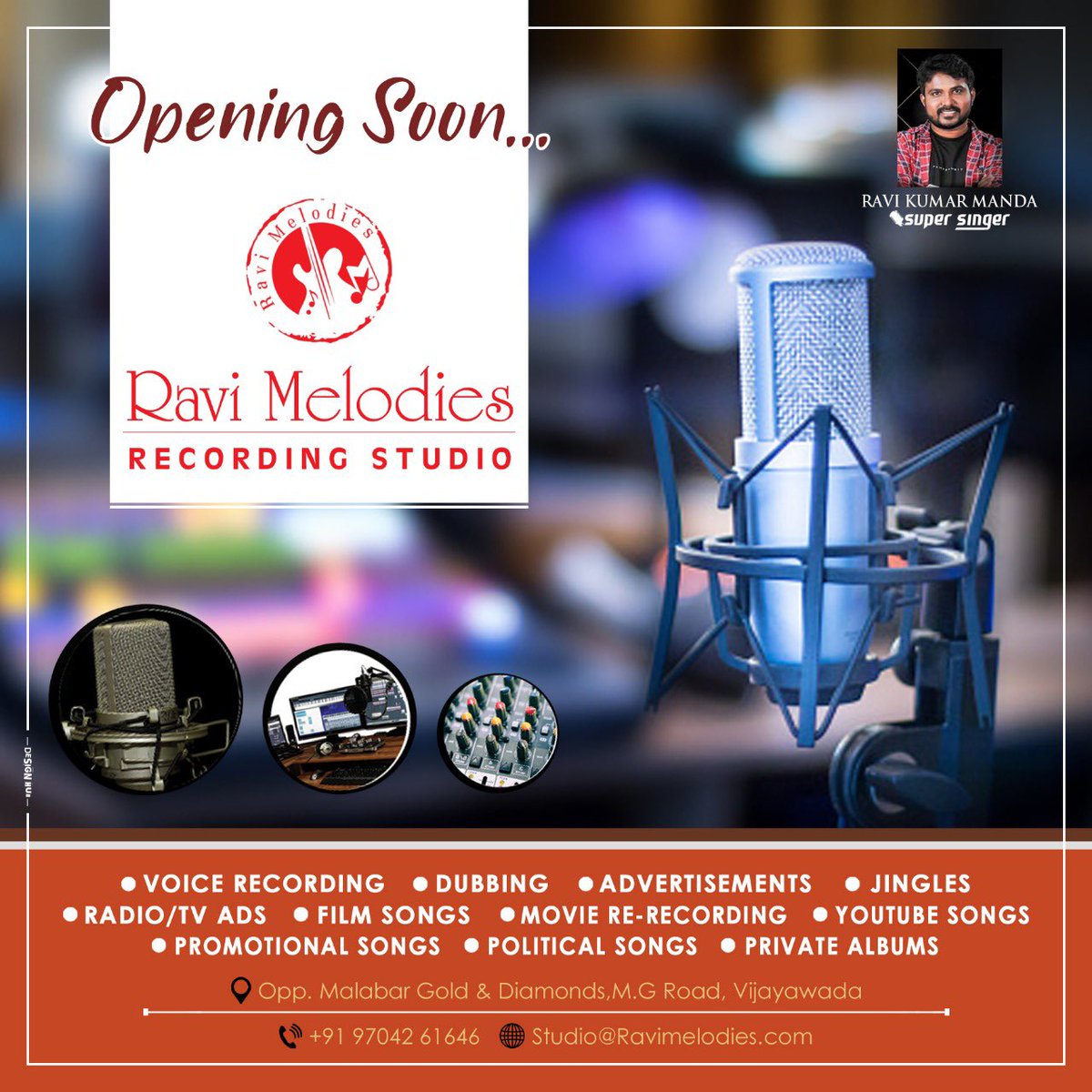 The grand opening to make you fall in love with us💝. #launchingsoon #twitter #bigday #launchingsoon #fullyloaded #grandopening  #grandopeningsoon #grandopeningevent #grandstudioopening #bigopening #recordingstudio #wondermakingstudio #melodies #telugumelodies #tseries