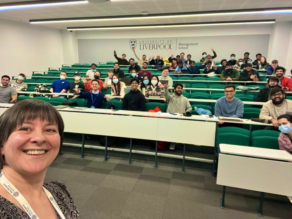 Prof Jo Meehan (@profjomeehan) on Twitter photo It’s been a long time getting back into the classroom! It was worth the wait to get to teach this lovely group of MSc Ops and Supply Chain Management students. <a href="/livunioscm/">UoL Operations and Supply Chain Management</a> <a href="/UoLManSchool/">UoL Management School</a> It’s been a long time getting back into the classroom! It was worth the wait to get to teach this lovely group of MSc Ops and Supply Chain Management students. <a href="/livunioscm/">UoL Operations and Supply Chain Management</a> <a href="/UoLManSchool/">UoL Management School</a>