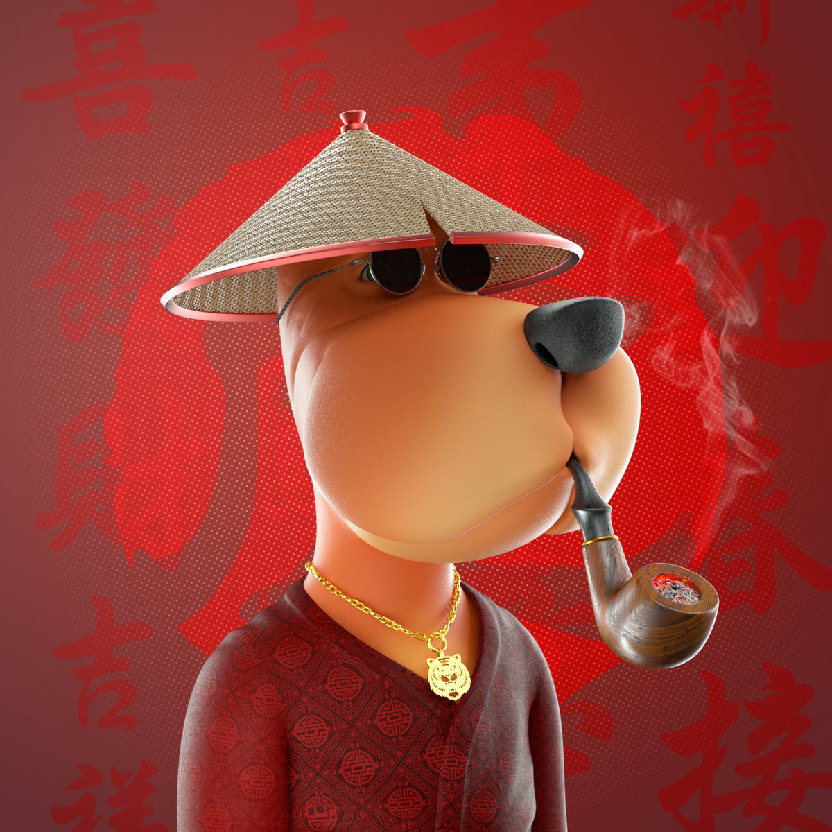 Gong Xi Fa Cai and Happy New Year to all our frens across the world celebrating the #LunarNewYear

To mark the occasion we're giving away a special 1/1 "Year of the Tiger" Soul Dog🎉

To win
1️⃣ Like + RT
2️⃣ Comment + tag 2 friends

1 winner in 48hrs⏰

#SolanaNFTs #SolanaDogShow