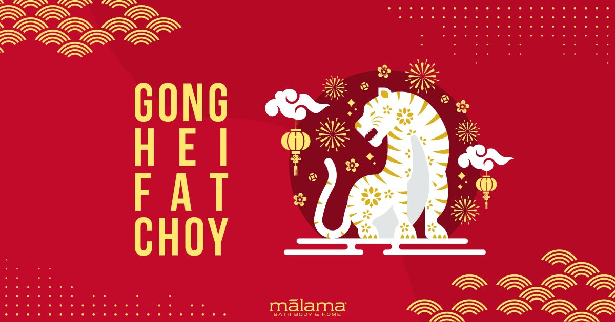 MalamaBath's tweet photo. Happy Lunar New Year! Wishing you all a very happy and prosperous year.

#newyear #2022 #lunarnewyear #ChineseNewYear #aloha https://t.co/YbUvM9915H