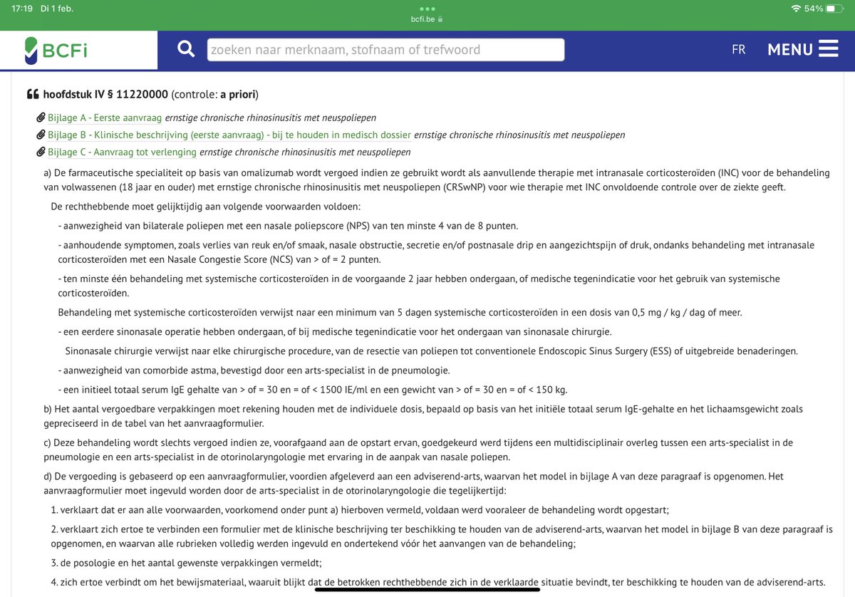 pgevaert's tweet photo. Vanaf vandaag wordt Anti-IgE terugbetaald voor neuspoliepen en dit na meer dan 20j Gents onderzoek, een academische studie en twee grote fase 3 studies waarvan ik eerste auteur ben. Eindelijk betere en veiligere behandelingsopties voor onze patiënten! @ugent_fge @uzgent @ugent https://t.co/CT4uzAFJxt