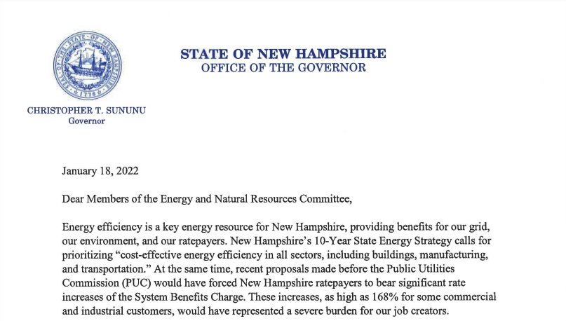 KeeneEnergy's tweet photo. @GovChrisSununu Thank you for your support of HB549, @NHSaves &amp; energy efficiency programs in #NH! Please use our #SaveNHSaves photo petition featuring 40+ residents to help make your case with @NHsenate this week! (The governor's full letter: https://t.co/OJjEQ9xgvn) https://t.co/QJ1dBe9zn2