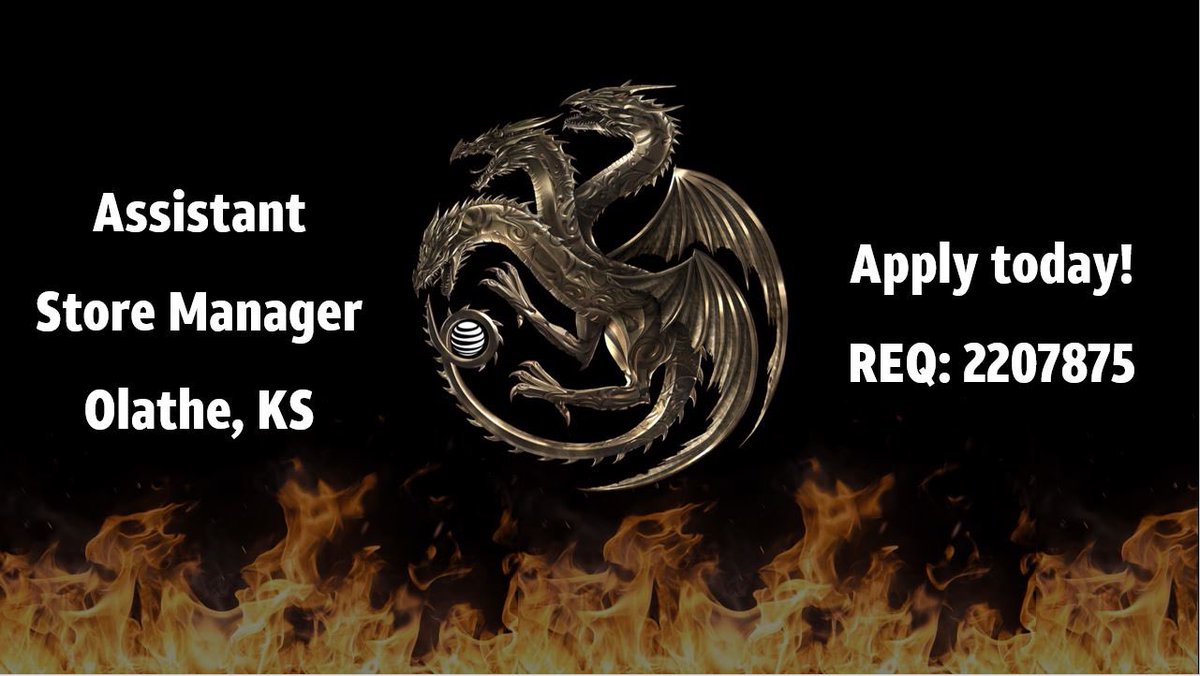 🔥🔥NEW DRAGON OPENING🔥🔥

House Targaryen is calling all banner women and men to suit up and help us with our rebellion to take the throne! If you are ready to lead your own siege apply today!!! Spread your wings and fly into Olathe, KS! #FireWillReign2022🐉👑 #PaintItBlueIn22