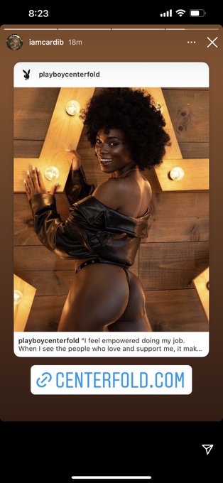 Guess who got a shout out from @iamcardib ?? omgggg https://t.co/lzEozopv6T