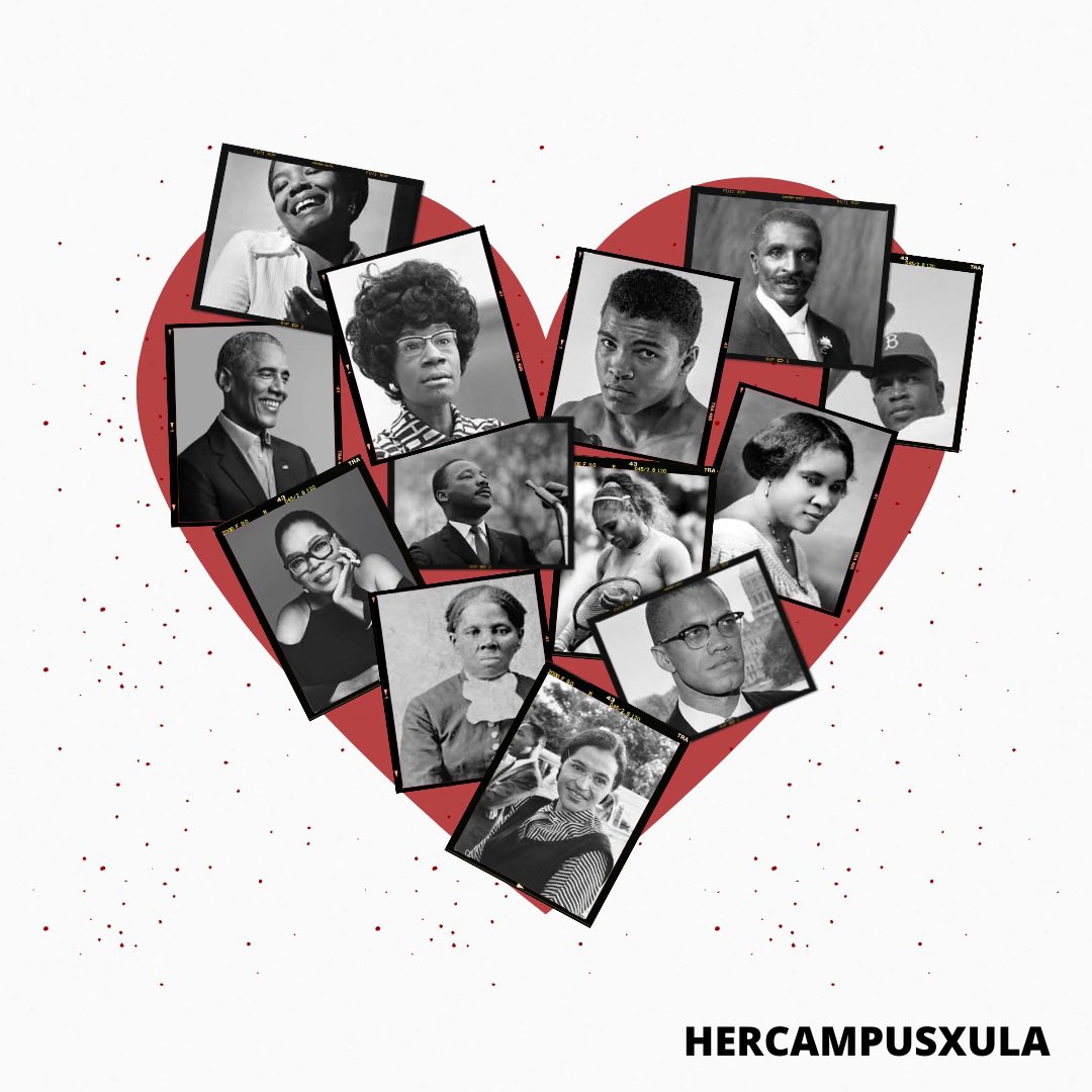 HCatXULA's tweet photo. Happy February 1st! ❤️

Not only is February the month of love, most importantly it’s Black History Month! This is the month where we all pay homage to notable African-Americans who led, paved the way and made a difference in society &amp; a time where we celebrate our race. #BHM https://t.co/HHrfedew2K