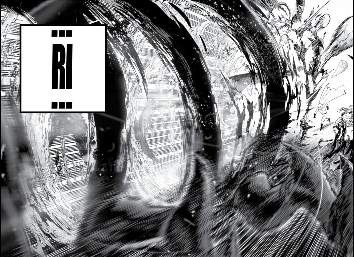 OverMangaCast's tweet photo. I love a good two-page spread, but then Murata pulls the 8-pager.
#OnePunchMan #Manga #Saitama #SeriousPunch #GloriousTwoPageSpreads https://t.co/4PJspRYmbb