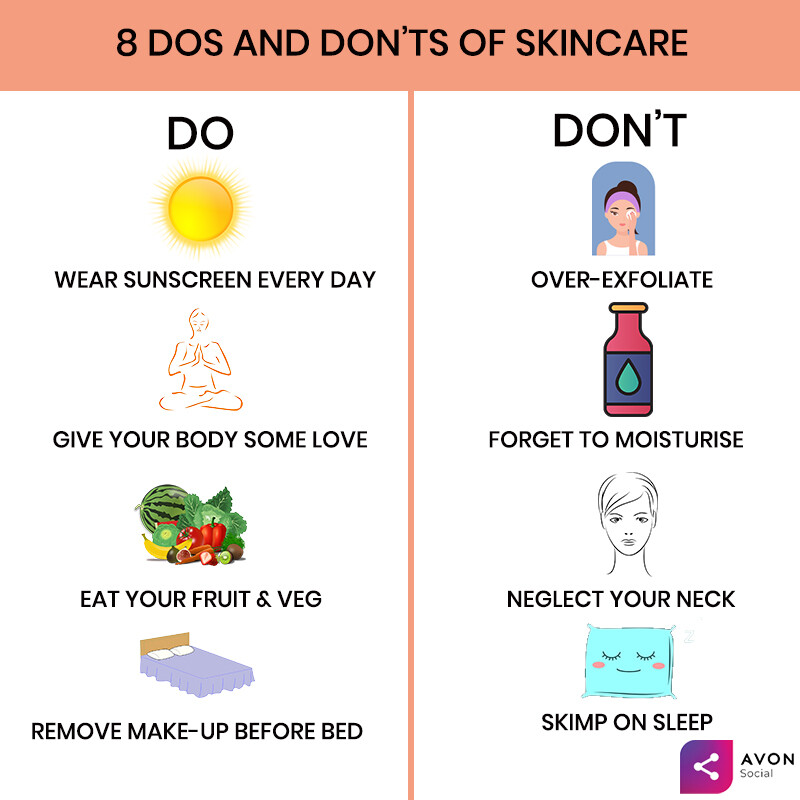 Do you think about the do's and don'ts of skincare? If you are doing these big no no's then this might be your predicament! Develop your habits before dropping money on new products! 🤔🤔🤔
#SkincareRoutine #DosAndDonts #Avon