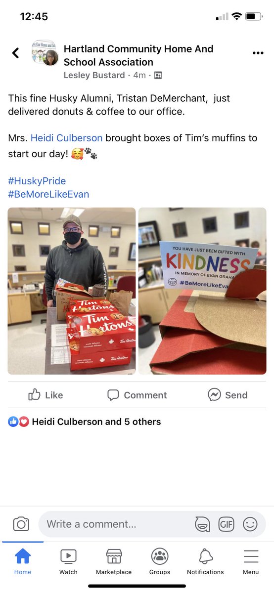 HCS ESAP alum Tristan DeMerchant paying it forward on #bemorelikeevan day!