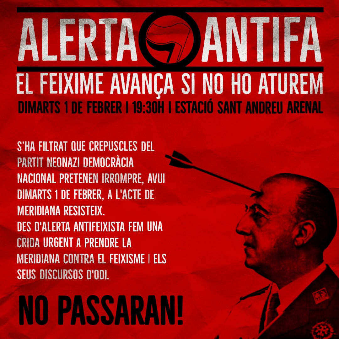 Alerta Antifeixista BCN tweet media