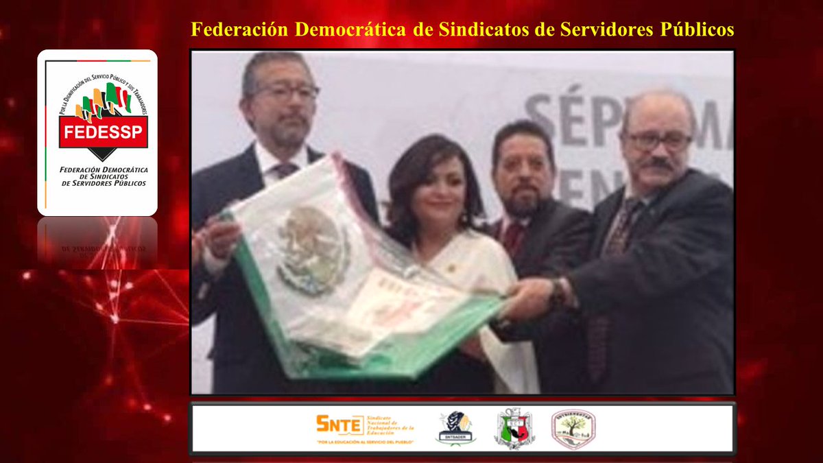 #Enterate
@FEDESSP Es una agrupación de sindicatos en los que estén afiliados trabajadores considerados como servidores públicos. Art. 108 #Constitucion 
"Por la Dignificación del Servicio Público y sus Trabajadores".
<a href="/agusaviles1/">Agustín Avilés</a> <a href="/marudavalos29/">Maru Dávalos</a> @SNTSADER <a href="/SNTSCT/">EDUARDO CARDENAS</a> 
#FuerzaFEDESSP
