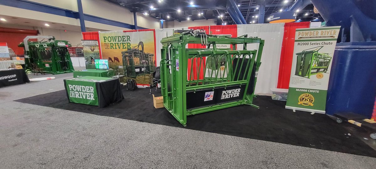 We're at #CattleCon22 in booth 1449. Let's talk about why you want American made #powderriver products. #NCBA