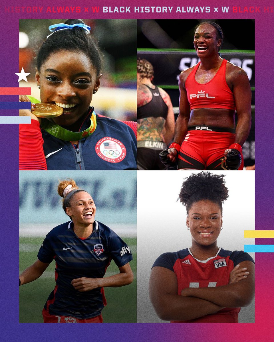 Black women in sports are incredible. They inspire us to shatter ceilings, blaze trails, prioritize mental health and be our true selves.

These women and countless others are part of Black history. Join us in celebrating them this month and always. #ThatsaW #BlackHistoryAlways