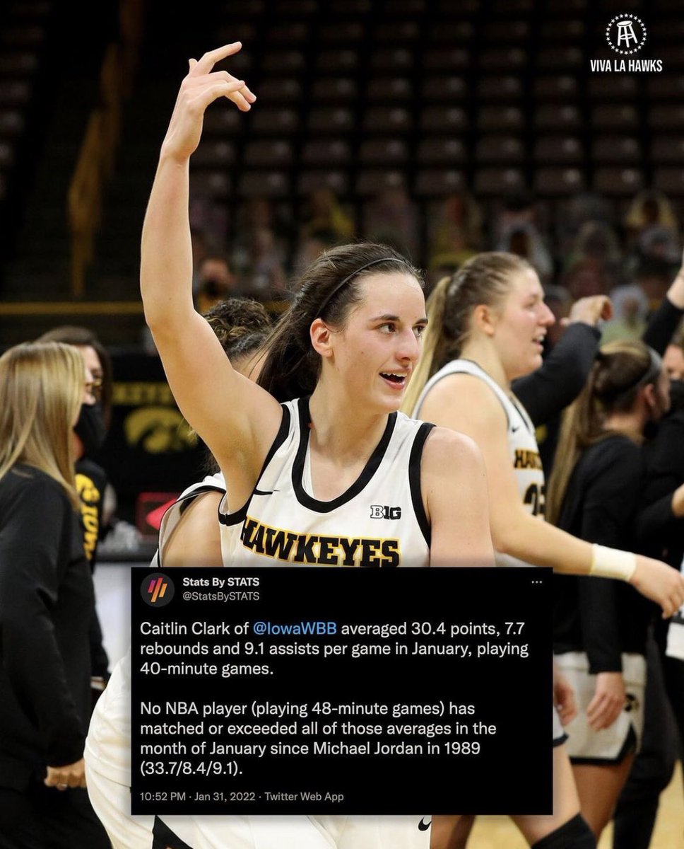 BarstoolUIowa's tweet photo. We tried to warn you, Caitlin Clark is on a mission 🤷‍♀️ https://t.co/9lVwNw7bZN