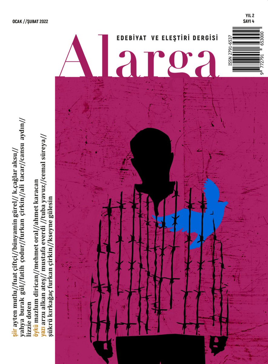 Alarga, fırtınalara, kasırgalara, küresel kağıtların iktidarına meydan okuyarak yolculuğuna devam ediyor. 
Alarga, Alarga, Alarga!

#alarga #alargadergi #dergiler #edebiyat #şiir  #Öykü #eleştiri
