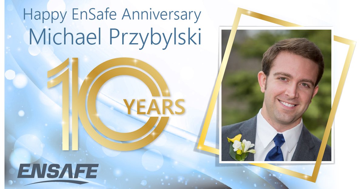 This month, we have 3 EnSafers celebrating milestone anniversaries! 
Michael Przybylski: 10 years
Johnathan Livingston: 5 years
Yanisha Donelson: 5 years 
Congratulations on yet another year for setting an example on what it means to work hard and demonstrate team spirit.