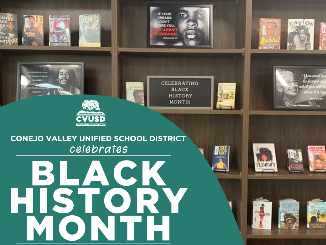 ConejoValleyUSD's tweet image. This February CVUSD proudly celebrates Black History Month: to honor &amp;amp; value the legacy, experiences &amp;amp; contributions of African Americans.
To kick-off the month, check out these book recommendations from @TOLancerLibrary: smore.com/jcwtm
More here: conejousd.org/News/ArtMID/36…