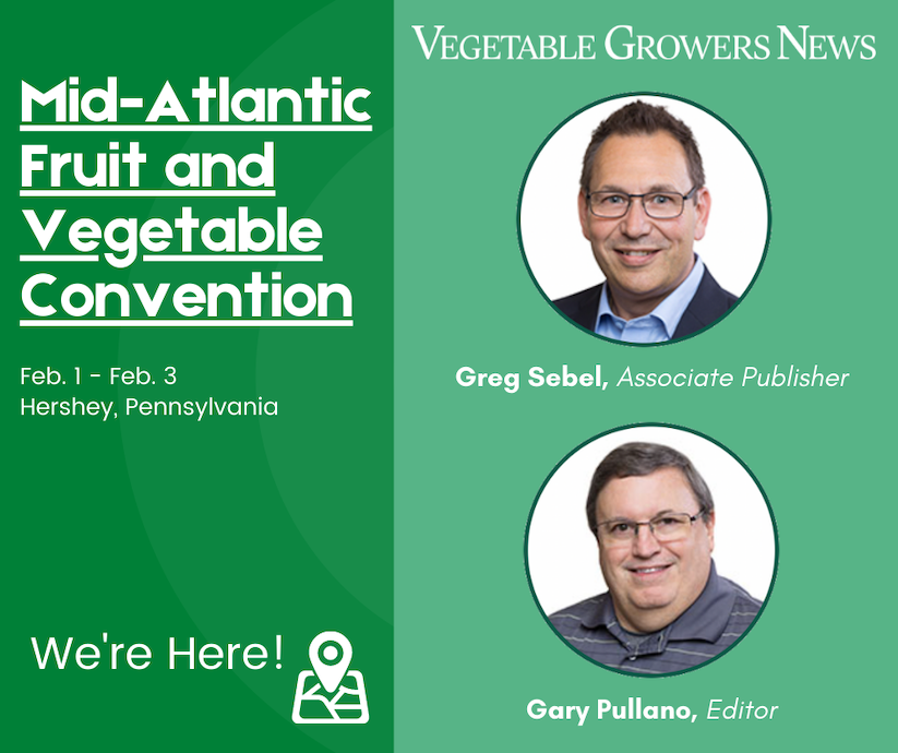 VGN_News's tweet photo. Stay tuned for updates from the Mid-Atlantic Fruit and Vegetable Convention! #MAFVC https://t.co/DZSFC0OaEW