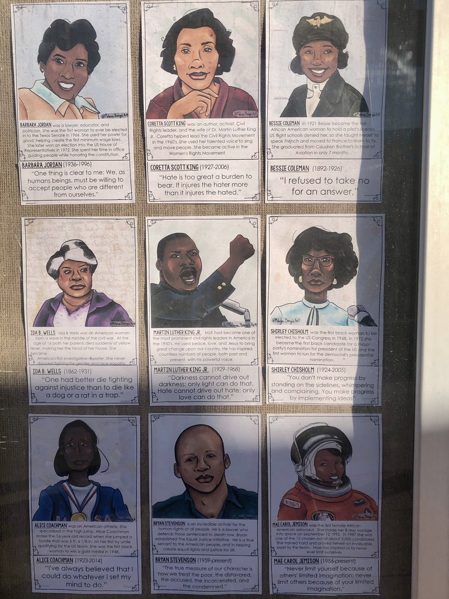 NMTimberwolves's tweet image. Kicking off Black History Month with daily presentations delivered by students. Each day this month different students will be sharing information about influential black men &amp;amp; women and the impact they’ve had on the world. #BlackHistoryMonth #timberwolfproud