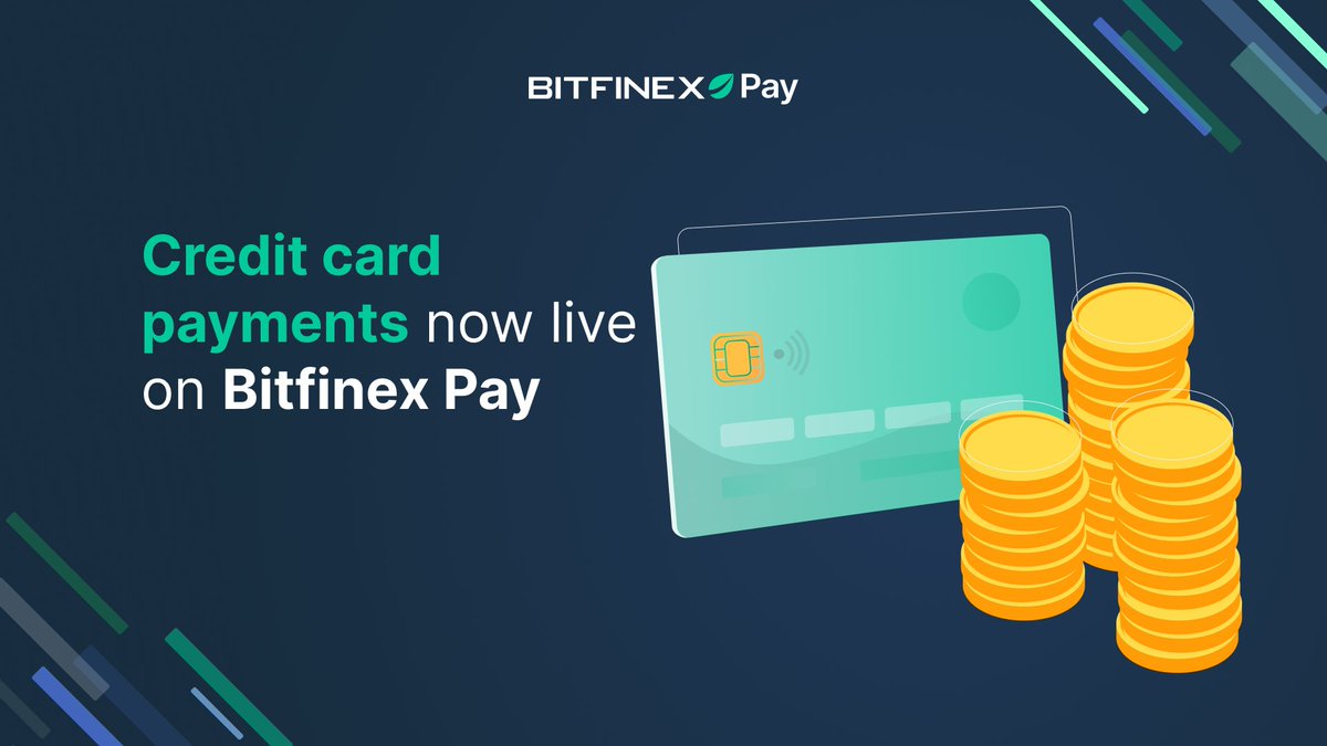 bitfinex's tweet photo. 💳 Bitfinex users with intermediate verification level or above can now use their credit cards to make payments on #BitfinexPay via third-party processor OWNR!
Find out more⬇️
https://t.co/WbEL1MyEDD https://t.co/VQWveYAyqT