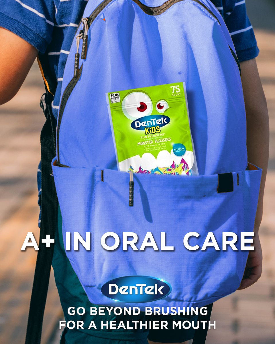 February is National Children’s Dental Health month. DenTek® proudly joins the thousands of dentists in promoting the benefits of good oral care. #GoBeyondBrushing #UseAsDirected