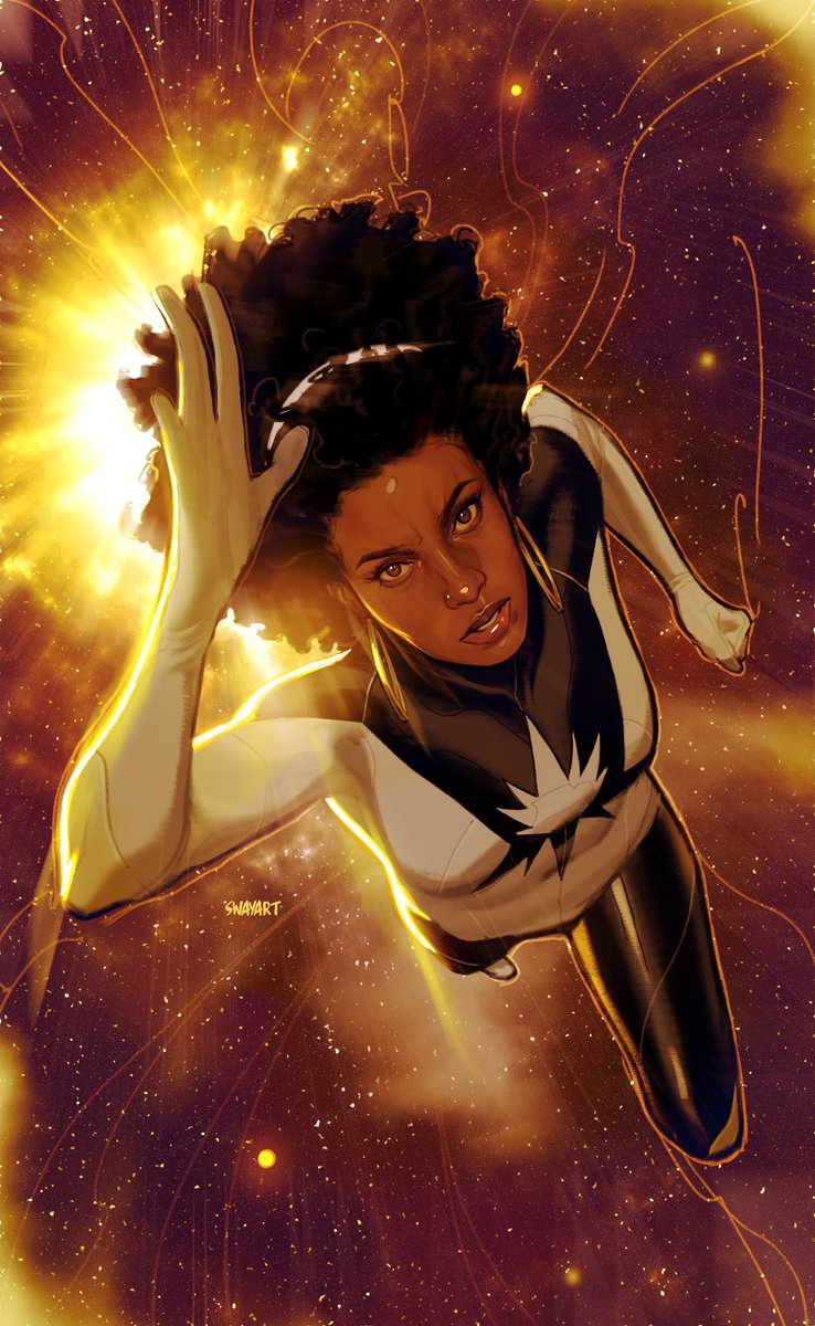 JSwayArt's tweet photo. Happy #BlackHistoryMonth all of these variant cover I did for @Marvel will be releasing this month! ✨ https://t.co/C90IruFaPS