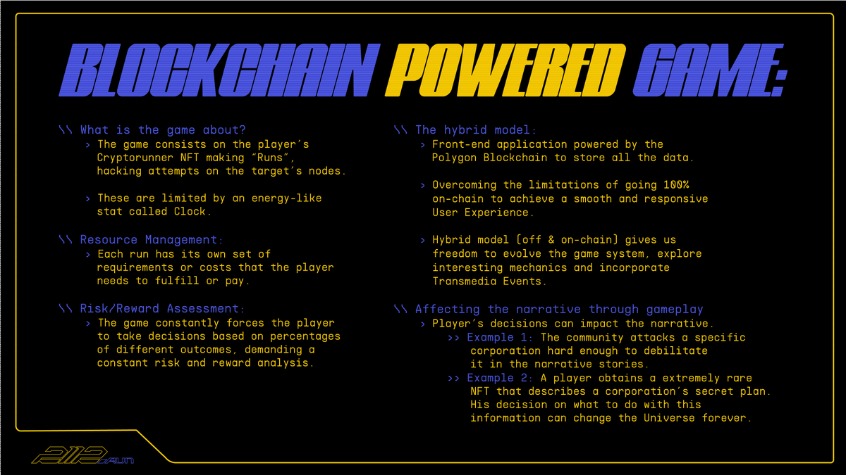tropoFarmer's tweet photo. MINT BUNDLE GIVEAWAY DAY 6 of 12

In the https://t.co/QMyb5O3GhO blockchain game you "run" (hacking attempts) against the corps, featuring unique options that affect the narrative through gameplay.

To enter:
* Like &amp; RT this post
* Get addt'l entries @ https://t.co/iu0EEmpZ3D https://t.co/qzNflPkRzi