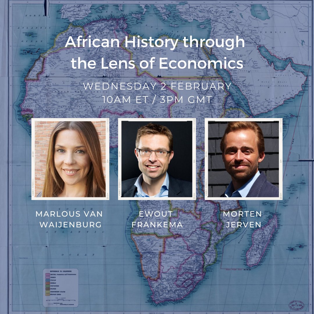 Wheeler_LBS's tweet photo. TOMORROW: Join Marlous van Waijenburg, @EwoutFrankema and @MJerven to explore long-run trends of development in #Africa.
Wed 2 Feb, 3pm GMT
Register: https://t.co/65sp7N7Kzj
#WheelerCourse #AfricaCourse https://t.co/lEdZZ7EHnG