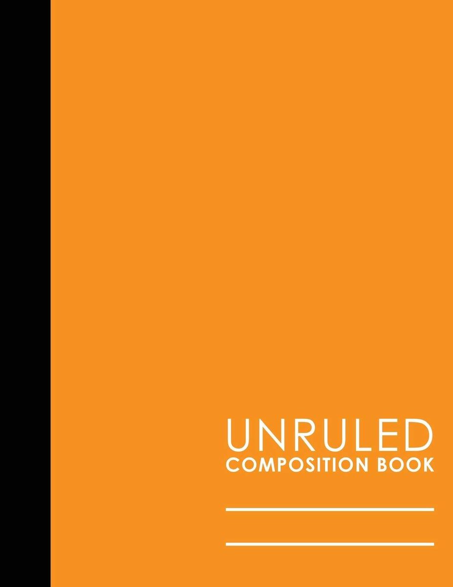 Read books Unruled Composition Book Composition Book Unruled, Unruled