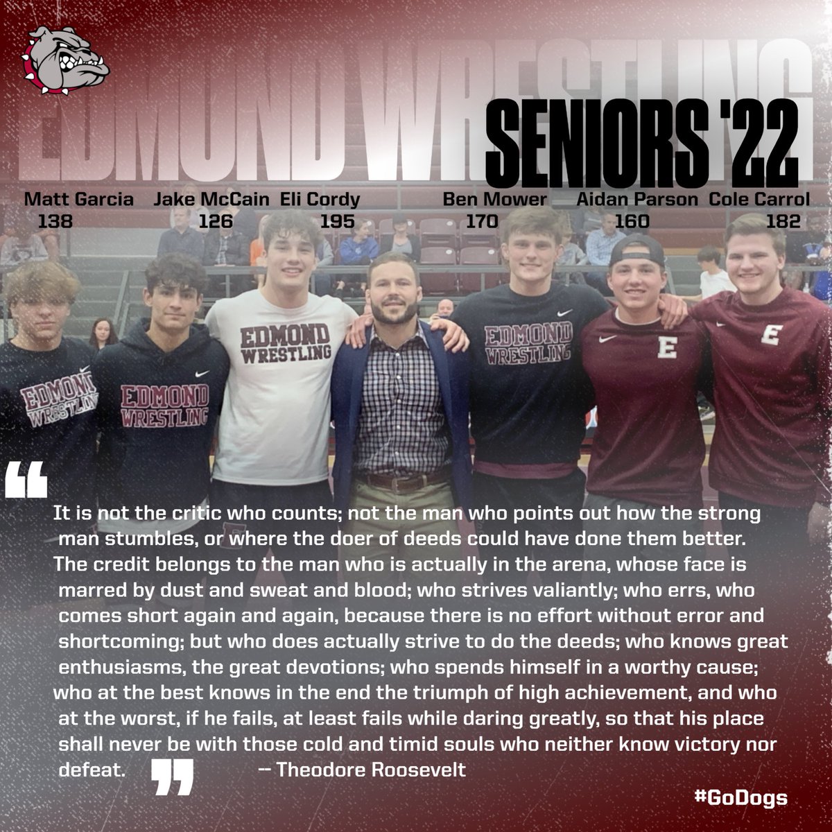 goemhsathletics's tweet image. Thank you, @EMHSWrestle Class of ‘22. We are proud of you.