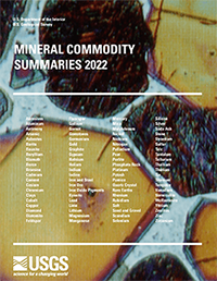 USGSMinerals's tweet photo. It's that time of year again! Our latest and greatest on the global &amp; domestic supply, production &amp; related industries of 90 different mineral commodities: the 2022 USGS Mineral Commodity Summaries are out! https://t.co/oKIyqHtjPr #criticalminerals #minerals https://t.co/8i2sBXeoFI