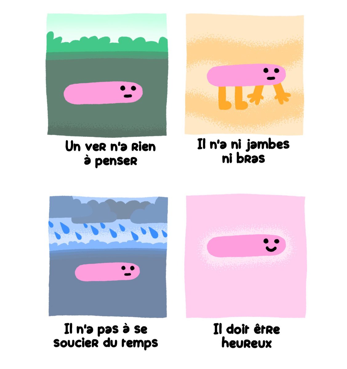 PetitPiedDessin's tweet photo. L'histoire du ver https://t.co/itOnBaxsGR