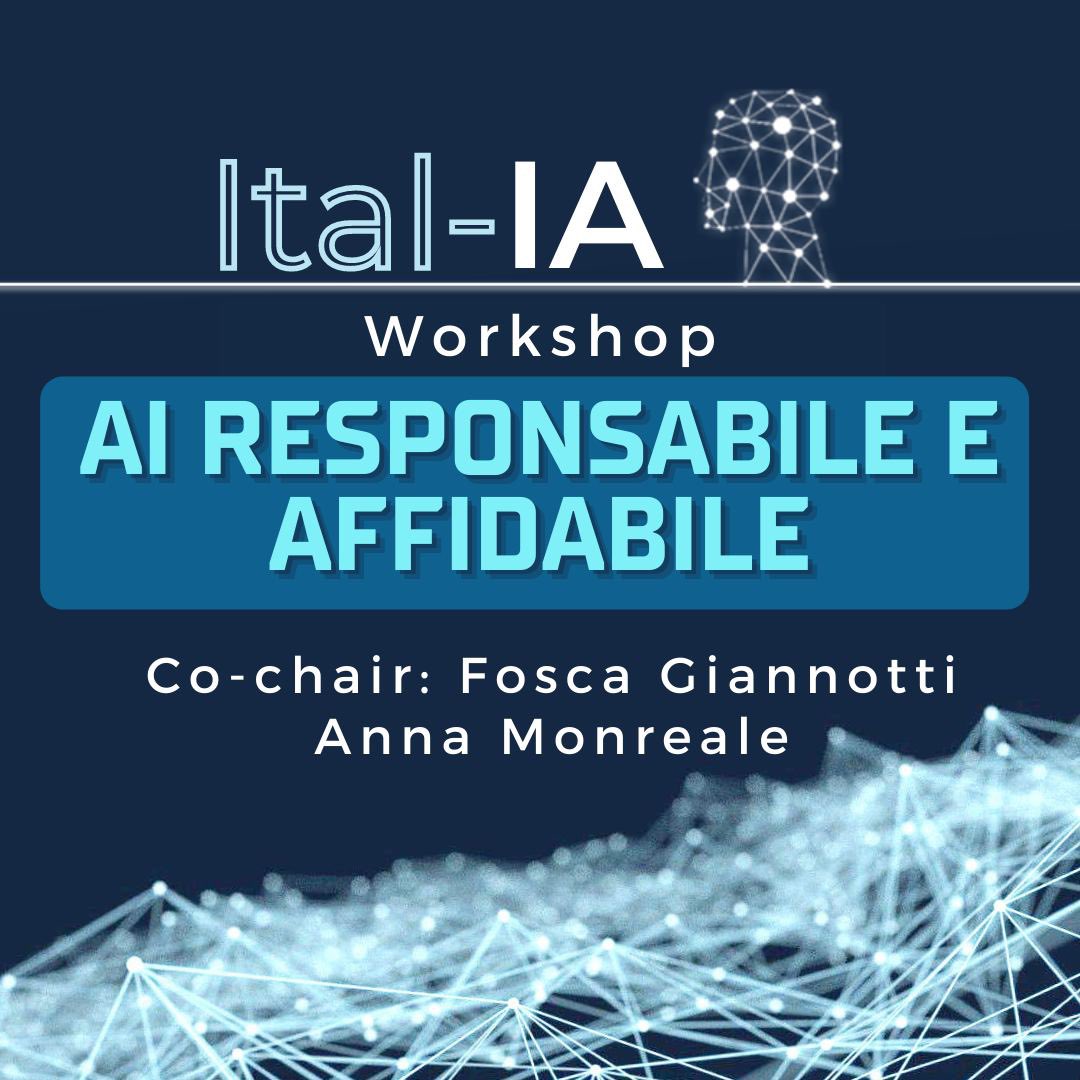Workshop: AI RESPONSABILE ED AFFIDABILE 🦾👩🏻‍💼

Per assicurare la diffusione dei sistemi di #AI e poter quindi sfruttare il loro grande potenziale è necessario sviluppare un'AI #Responsabile che rispetti i principi #etici e #legali individuati dall'Europa.
#intelligenzaartificiale