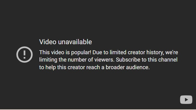 OdyseeTeam's tweet image. this is how much YouTube hates you as a creator!