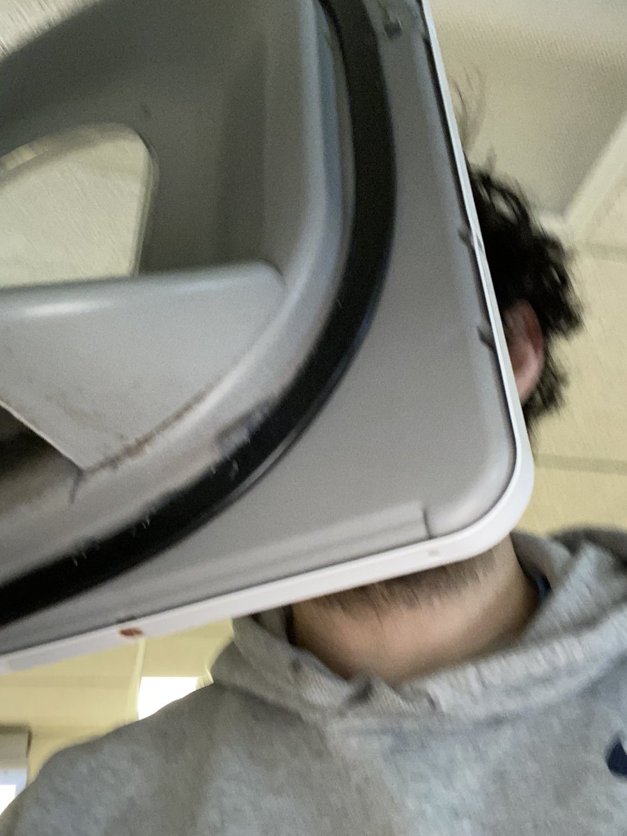 mkneppe3's tweet photo. Just to let y’all know my wonderful fans! I was doing laundry and was taking this photo for a different post and the smacked my face right into the door as you can see. #ohnobrooo https://t.co/h5xozPorkQ