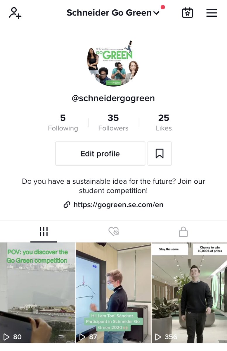 Follow us on our #SchneiderGoGreen TikTok! ⚡ We'll show you behind the scenes of Go Green and our early career programs at Schneider Electric! Follow us here ➡️ spr.ly/6016Kzu6E