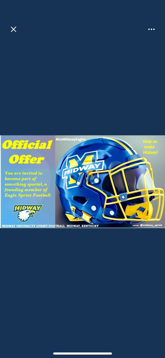Nate Griffeth (@nategriffeth) on Twitter photo Thankful to receive my second offer from <a href="/midway_sprint/">Midway University Sprint Football</a> to play football at the next level Thankful to receive my second offer from <a href="/midway_sprint/">Midway University Sprint Football</a> to play football at the next level