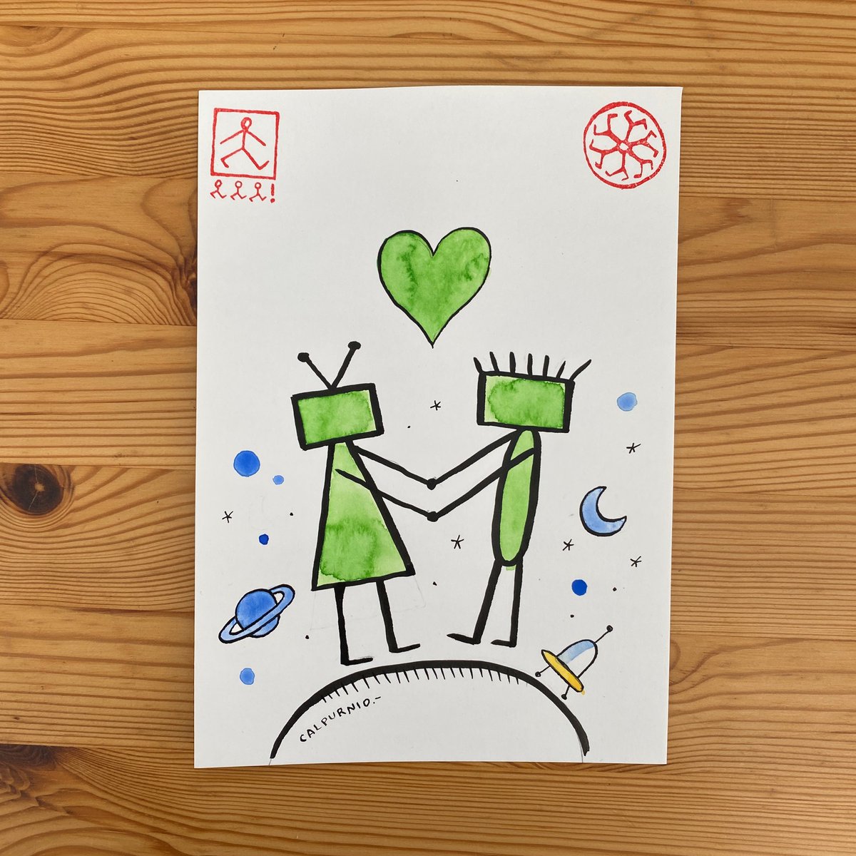 Calpur100's tweet photo. He hecho algunos dibujos para el Lover's Day... me han quedado muy bonitos porque, ya sabéis, yo soy un tipo que cree en el amor. 💕
https://t.co/wIzN6d3asx https://t.co/JTkuTNZFtv