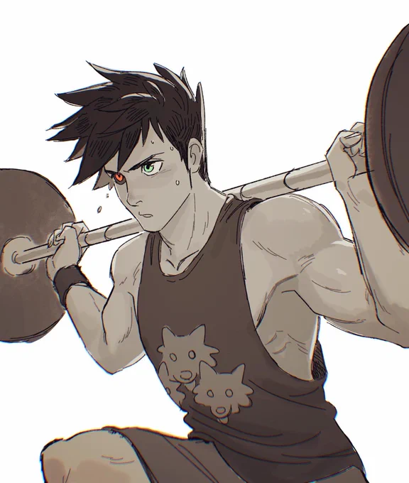 Here is my take on Hades gym AU #HadesGame 