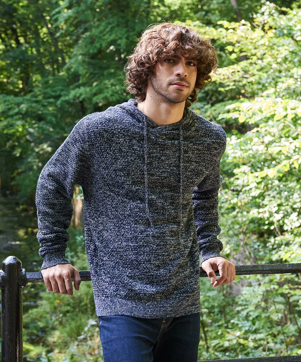 IronTreeDesigns's tweet image. ** FEBRUARY OFFER** Only £30 (was £36)
The Iguazu knitted hoodie features a chunky tuck stitch, with ribbed cuff and hem, perfect for when you're getting close to nature.. This rugged hoodie also uses 70% regenerated cotton. 
Available here&amp;gt; buff.ly/3nzuAlE
#awdis